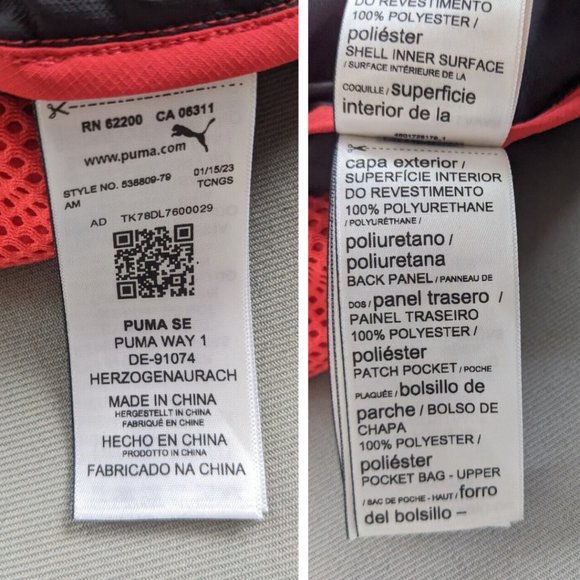 Puma P.A.M. Zip Up Jacket Size XL Athletic Outerwear Collaboration $250 NEW - Picture 11 of 16